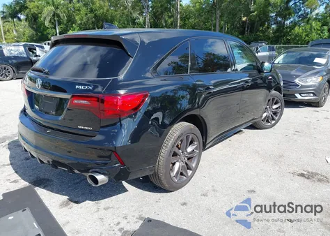 2019 Acura Mdx Tech A-Spec Pkgs из США, поврежденный, VIN 5J8YD4H09KL008426